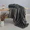 精梳法蘭絨毯(150x180cm)/煙燻灰