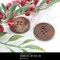 A1262 年輪木造型圓鈕扣配件 2入/組  (Button Décor)