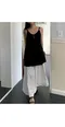 어리틀빗A little b－hold shirring skirt (2color)：波浪車線鬆緊長裙