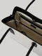FOLNUA－Basketbag Black（canvas）：皮革單肩大方包