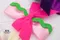 跳跳樂園蝴蝶結(Jumping Joy Series Bow)｜深紫色｜S型帶｜水藍色｜裝飾｜緞帶用途｜粉色｜織帶｜萬聖節