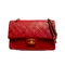 CHANEL Vintage | 紅色金釦小款CF2.55 口蓋包 肩背/短斜背包