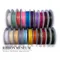 K728N-15 五彩蔥條紋雪紗帶15mm 
(K728N-15 Organza Ribbons -15mm)