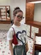 LINENNE－rosslyn heart tee (2color)：心型建築寬鬆Ｔ