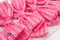 甜心條碼蝴蝶結(K1245-3/Sweetheart Code Bow) ｜條紋｜春天｜手作｜布置｜桃粉色｜緞帶用途｜髮飾