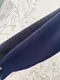 襯衫X針織金釦 異材質拼接上衣_(2色:藍/黑)