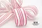 紅白相間蝴蝶結 (W759-Red and White Checkered Butterfly Bow) ｜手作｜布置｜條紋｜緞帶用途