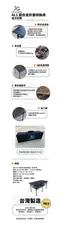 [ JG Outdoor ] AL1鋁合金折疊收納桌-午夜黑│ 長方形款  JG-AL010 台灣自創品牌 JG Outdoor