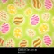 KC7013-15 復活節彩蛋亮蔥布料 一碼 (KC7013-15 Easter pattern Fabric)