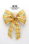 早晨的光蝴蝶結(PF111W-7/Morning Light Butterfly Bow) ｜手作｜布置｜黃色｜緞帶用途