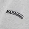 【22FW】 mahagrid 小彎Logo縮口長褲（灰）