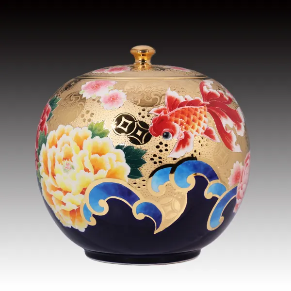 台華窯　青花シリーズ 花瓶　TAI-HWA POTTERY 保管品 0110006113.jpg