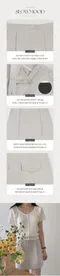 SALE／Slowand made－細褶棉短裙：3 size