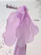 交疊花瓣袖 簡約氣質洋裝_(2色:紫)