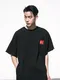 REPUTATION PIECES PATCHWORK LOGO / D - TEE.SS - 裁片拼接方框TEE / 黑