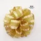 黃金澎澎花(W362-2/Gold pattern Pengpeng Flower) ｜手作｜布置｜金色｜緞帶用途