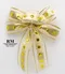 圓點金蝴蝶結 (W186-1/Polka Dot Gold Butterfly Bow) ｜手作｜布置｜聖誕｜緞帶用途