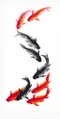 中式九魚圖（玄關）