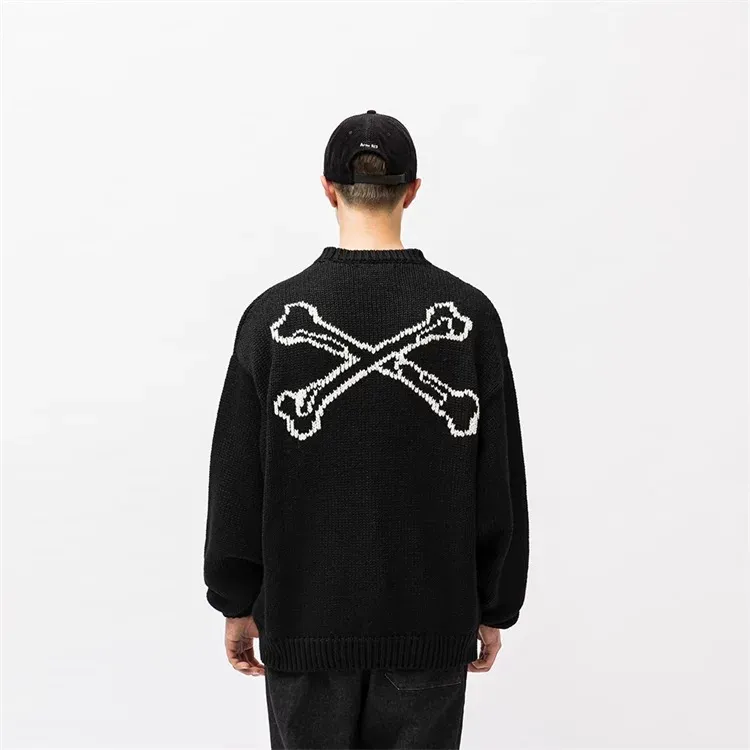 WTAPS 22AW ARMT SWEATER POLY.X3.0 骨頭圓領針織衫毛衣