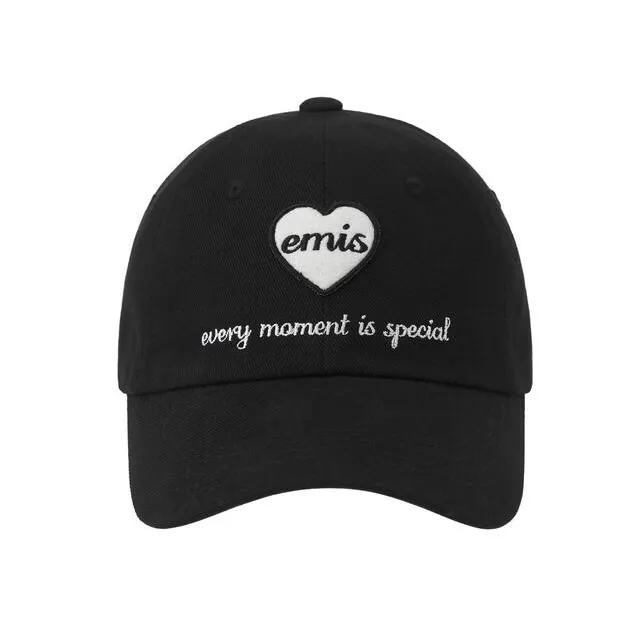 【emis】HEART WAPPEN BALL CAP_8colors ☆韓国人気☆ EMIS HEART WAPPEN BALL CAP
