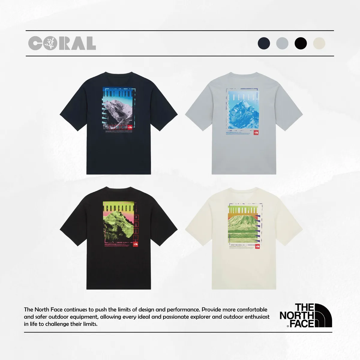 [THE NORTH FACE] STITCH DYEING S/S R/TEE★NT7UR04 THE NORTH FACE]☆25SS☆韓国人気☆STITCH DYEING S/S R/TEE