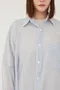 【22SS】韓國 直紋透膚長袖襯衫