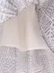 光澤浮雕刺繡 立體幾何蓬蓬裙＿(2色:白)