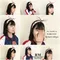 PP1576-34愛心鐵絲交叉髮帶 (Love iron wire cross headband)