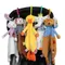 <團購限定>幼童紓壓絨毛玩具｜卡通動物｜陪睡公仔｜安撫巾｜帶搖鈴彩色標籤｜嬰兒｜母嬰用品｜兔子｜猴子