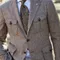 Folklore Classic Safari jacket 復古人字紋羊毛多口袋獵裝 西裝外套 tweed