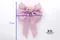 童話笑臉貓蝴蝶結(PF146E-3/Fairytale Smiling Cat Butterfly Bow) ｜手作｜布置｜紫色｜緞帶用途