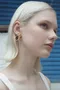 【🇯🇵日選物】GOLDY｜Droop Metal Chain Ribbon Earrings（耳針/耳夾）