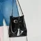 韓國設計師品牌Yeomim－farrier bucket bag (crinkle black) 裂紋黑色