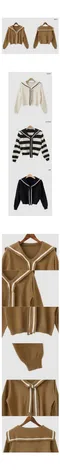 A little b －bounce sailor collar knit (4color)：水手領設計針織衫