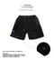 REPUTATION PRODUCTIONS® NYLON TAFFETA  SHORTS / D- SHORTS. SS - 四面彈裁片休閒短褲 / 黑