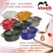 STAUB 橢圓形鑄鐵鍋 29CM 白色松露/芥茉黃/櫻桃紅/黑/石墨灰/羅勒綠/深藍色