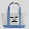 nounou누누－Tote bag blue-small