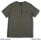 REPUTATION HENLEY SHIRT / D - SHIRT.SS - 竹節棉口袋亨利領T-Shirt / 軍綠