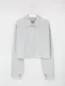 LINENNE －cotton crop shirt (4color) 短版簡約襯衫
