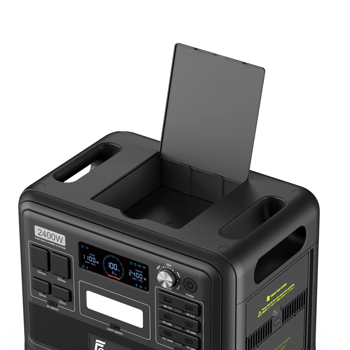 FOSSiBOT ポータブル電源 F2400 大容量 2048Wh/2400W FOSSiBOT F2400 大容量ポータブル電源 | 車中泊・キャンプ・防災