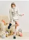 【24FW】Group Of Universe 線條格紋針織短裙(杏)