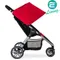 Britax-B-Agile 單手收豪華三輪手推車 黑色/紅色/銀色