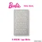 Barbie LOGO貼紙 六色