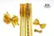 <特惠套組> 閃亮亮金色套組 緞帶套組 禮盒包裝 蝴蝶結 手工材料
