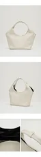 韓國設計師品牌Yeomim－medium vase bag (cream) 中款花瓶包 極簡奶油白