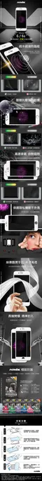 【NISDA】Apple iPhone 6 / 6s「防窺」滿版玻璃保護貼 (4.7") (黑色、白色)