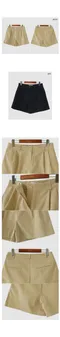 어리틀빗A little b－rona corduroy short pants (2color)：燈芯絨短褲