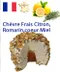 Chèvre Frais Citron,Romarin,coeur Miel法國安德爾山羊新鮮乳酪(蜂蜜,檸檬,迷迭香)