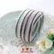 W395S 鐵絲紅綠四方格直線透感緞帶 38mm  (W395S Wired Sheer Ribbon -38mm)