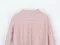 LINENNE品牌自訂款－berry stripe over shirt (pink)：粉色直條紋襯衫